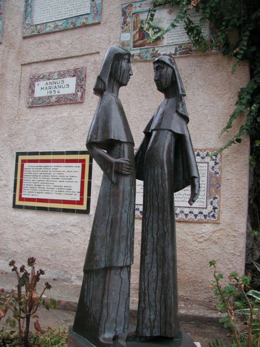 Ain Karem - souso Panny Marie a sv. Albty