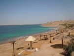 Mrtvé moře - pláž (Jordánsko)
