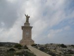 Ostrov sv. Pavla s monumentální sochou