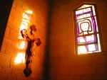Nazaret: v bazilice Zvěstování