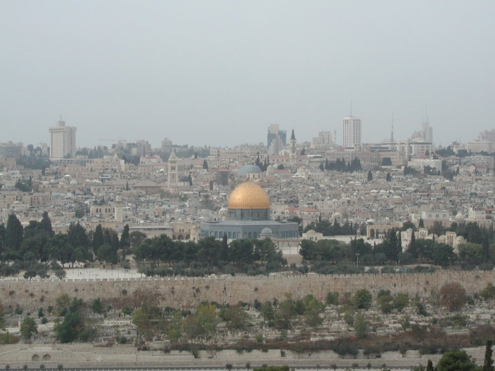 Jeruzalém: pohled z Olivové hory